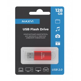 128GB накопитель MAXVI MP красный