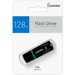 128Гб накопитель  USB2.0 SMARTBUY PAEAN черный