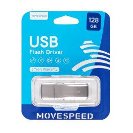 128Гб накопитель  USB3.0 Move Speed серебро