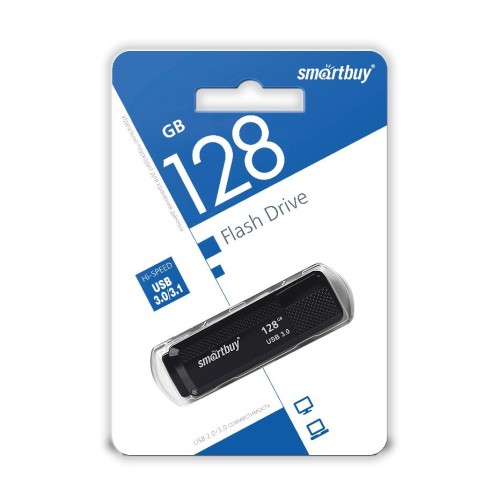 128Гб накопитель  USB3.0 SMARTBUY Dock черный
