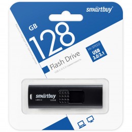 128GB накопитель  USB3.0 SMARTBUY Fashion черный