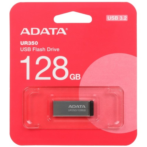 128Гб накопитель USB3.2 A-Data UR350 серебристый