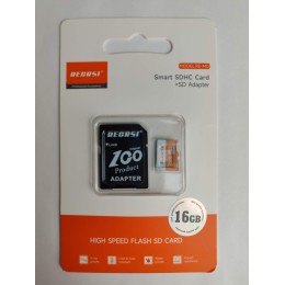 16Гб карта памяти RECRSI RE-MD microSD + SD адаптер class10