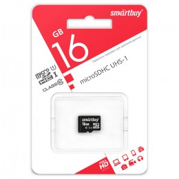 16Gb карта памяти SMARTBUY microSD class10 UHS-I