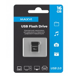 16GB накопитель MAXVI MM темно-серый