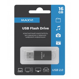 16GB накопитель MAXVI MP черный