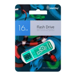 16Гб накопитель SMARTBUY Glossy series* зеленый