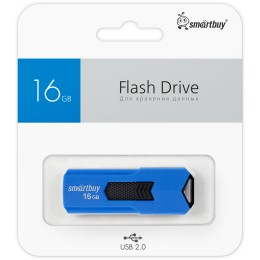 16Гб накопитель SMARTBUY STREAM синий