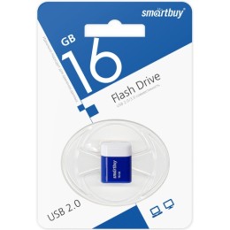 16Гб накопитель USB2.0 SMARTBUY Lara синий