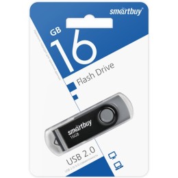 16Гб накопитель USB2.0 SMARTBUY Twist черный
