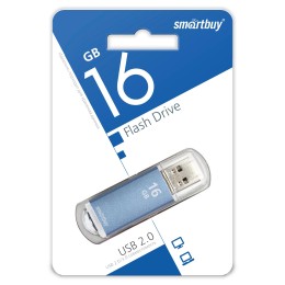 16Гб накопитель USB2.0 SMARTBUY V-Cut синий