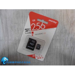 256Гб карта памяти SMARTBUY microSDXC class 10 U3