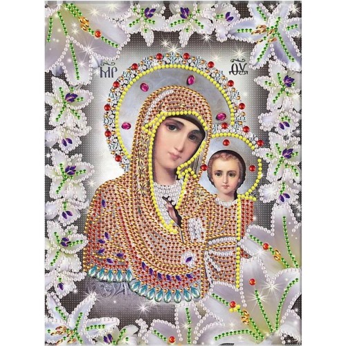 25х30 Алмазная мозайка "Икона" ZW017 (без подрамника)
