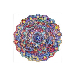 30х30 Алмазная мозайка "Мандала" R8468 (без подрамника)