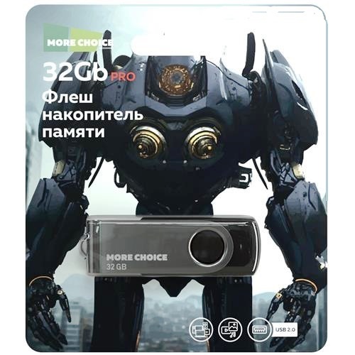 32Гб накопитель More Choice MF32-4 черный