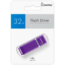 32Гб накопитель SMARTBUY Quartz фиолетовый