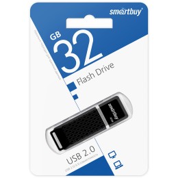 32GB накопитель SMARTBUY Quartz series черный