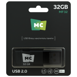32Гб накопитель USB2.0 More Choice MFB32 черная