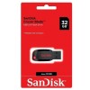 32Гб накопитель USB2.0 SanDisk Cruzer Blade черно-красный