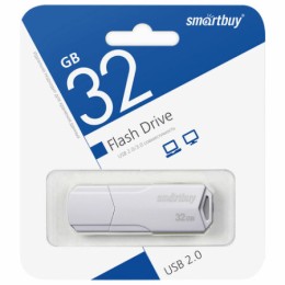 32Гб накопитель USB2.0 SMARTBUY Clue белый