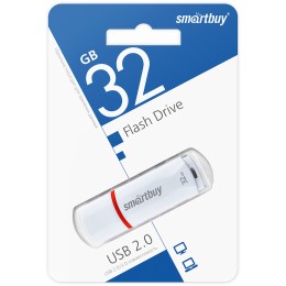 32Гб накопитель USB2.0 SMARTBUY Crown белый