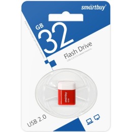32Гб накопитель USB2.0 SMARTBUY Lara красный