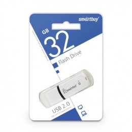 32Гб накопитель USB2.0 SMARTBUY Paean белый