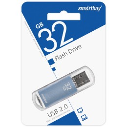 32Гб накопитель USB2.0 SMARTBUY V-Cut синий
