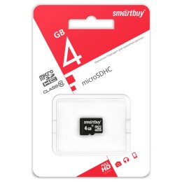 4Гб карта памяти SMARTBUY microSD class10