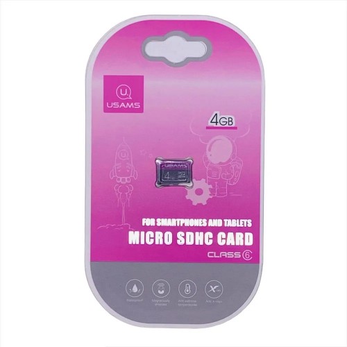 4Gb карта памяти USAMS microSD class6*