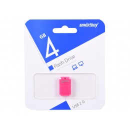 4GB накопитель SMARTBUY ART розовый