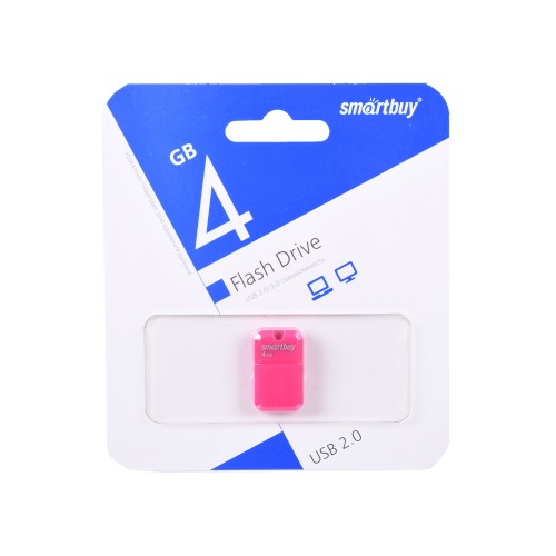 4GB накопитель SMARTBUY ART розовый