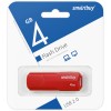 4Гб накопитель USB2.0 SMARTBUY Clue красный