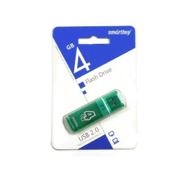 4Гб накопитель USB2.0 SMARTBUY Glossy series зеленый