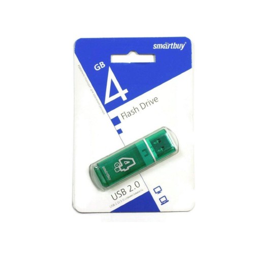 4Гб накопитель USB2.0 SMARTBUY Glossy series зеленый