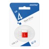 4Гб накопитель USB2.0 SMARTBUY Lara красный