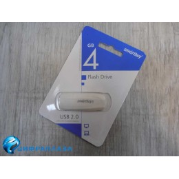 4Гб накопитель USB2.0 SMARTBUY Scout белый