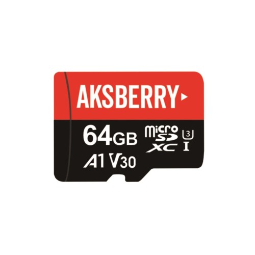 64Gb карта памяти AKSBERRY microSDHC class10 A1/ V30/UHS-I