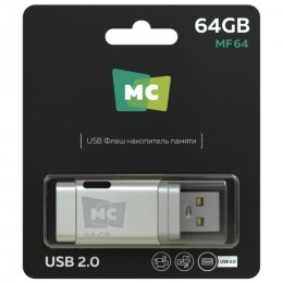 64Гб накопитель More Choice MF64 белая