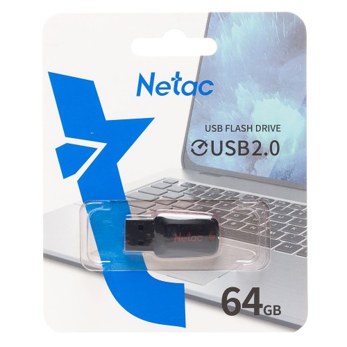 64Гб накопитель Netac U197 mini черный