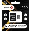 8Гб карта памяти FUMIKO microSD + SD адаптер class10