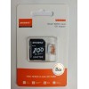 8Гб карта памяти RECRSI RE-MD microSD + SD адаптер class10