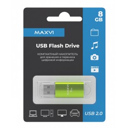 8GB накопитель MAXVI MP зеленый