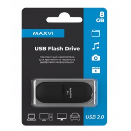 8GB накопитель MAXVI SF черный