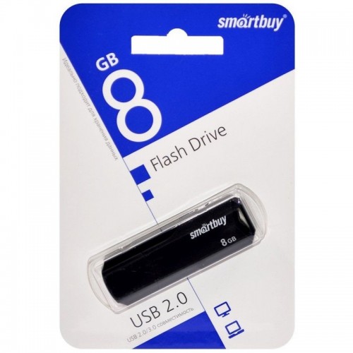 8GB накопитель SMARTBUY Clue черный