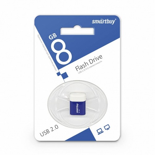 8GB накопитель SMARTBUY Lara синий