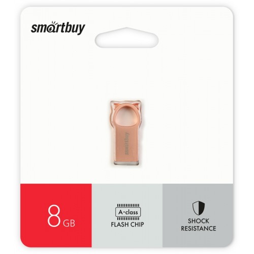 8GB накопитель SMARTBUY MC5 Kitty Pink мини металл