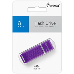 8Гб накопитель SMARTBUY Quartz series фиолетовый
