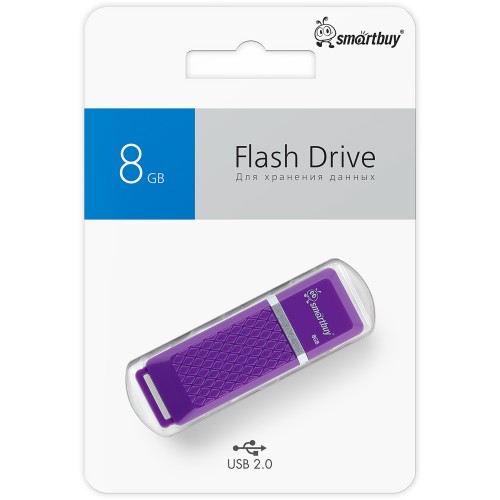 8Гб накопитель SMARTBUY Quartz series фиолетовый
