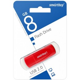 8GB накопитель SMARTBUY Scout красный